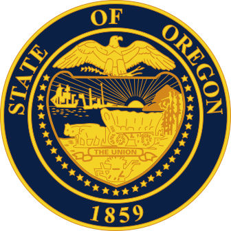 This is the official state seal for Oregon