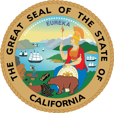 This is the official state seal for California