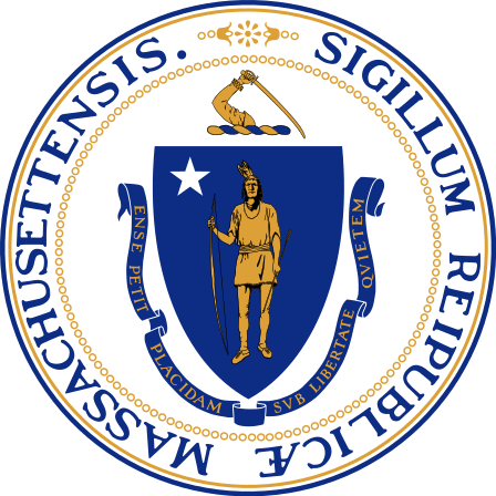 This is the official state seal for Massachusetts