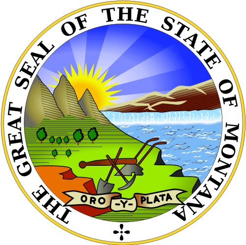 This is the official state seal for Montana