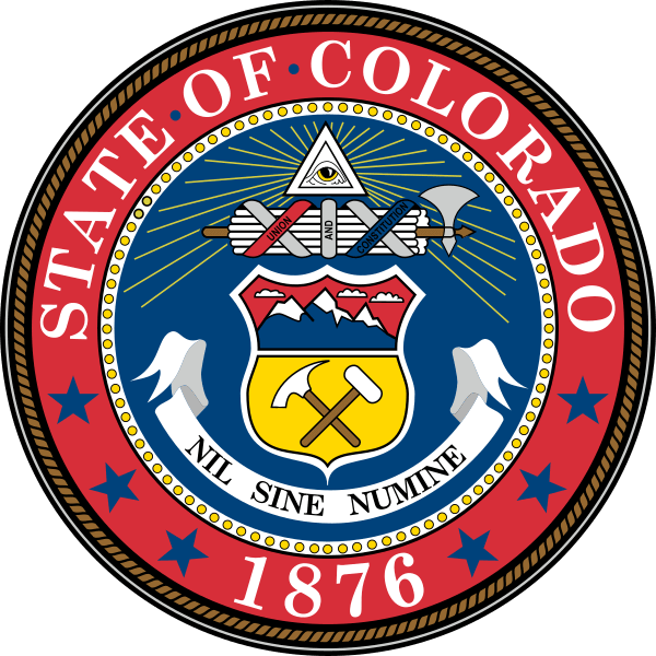 This is the official state seal for Colorado